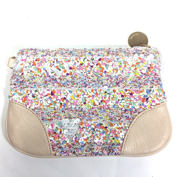 Deux Lux Handbags - Deux Lux Multicolor Sequin Clutch/Wristles